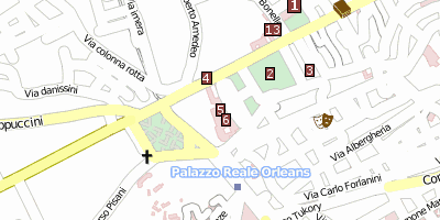Stadtplan Palazzo Reale  Palermo