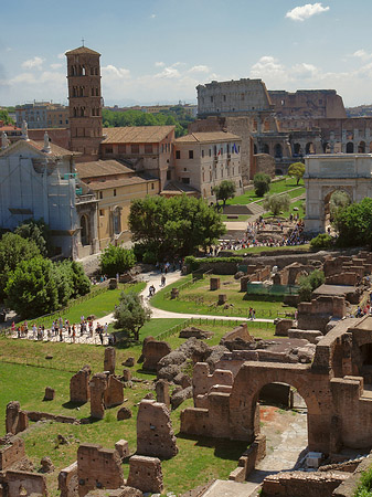 Foto Blick auf das Forum Romanum - Rom