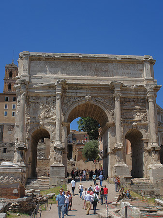 Triumphbogen des Septimius Severus Foto 