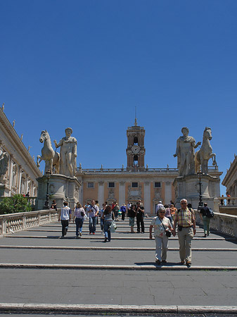 Foto Statuen der Dioskuren