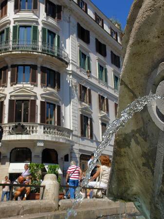 Foto Details am Barcaccia Brunnen - Rom