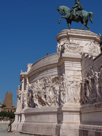 Fotos Bronzestatue von Victor Emmanuel | Rom