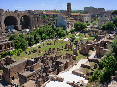 Fotos Blick auf das Forum Romanum