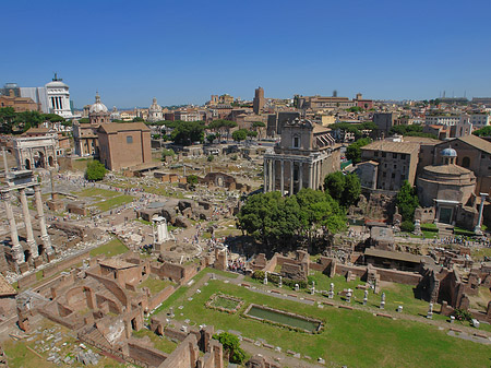 Foto Blick auf das Forum Romanum - Rom
