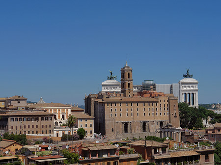 Blick auf das Forum Romanum Fotos