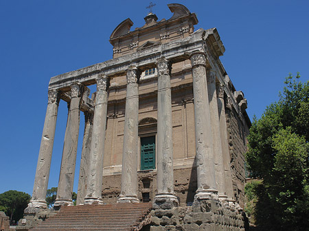 Tempel des Antoninus Pius und der Faustina Foto 