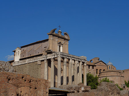 Tempel des Antoninus Pius und der Faustina Foto 