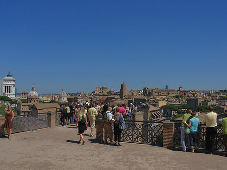 Foto Menschen am Forum Romanum - Rom
