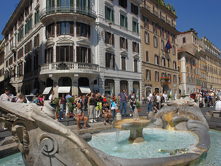 Foto Barcaccia Brunnen - Rom