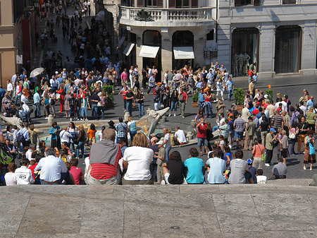 Menschen an der Treppe Fotos