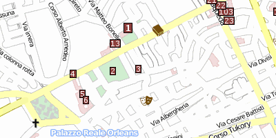 Stadtplan Palazzo Sclafani